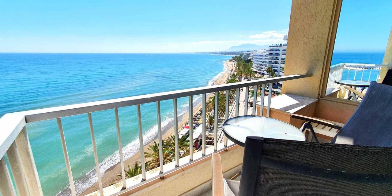 Diana 808 South-Facing Beachfront Studio With Amazing Sea Views Marbella Ngoại thất bức ảnh